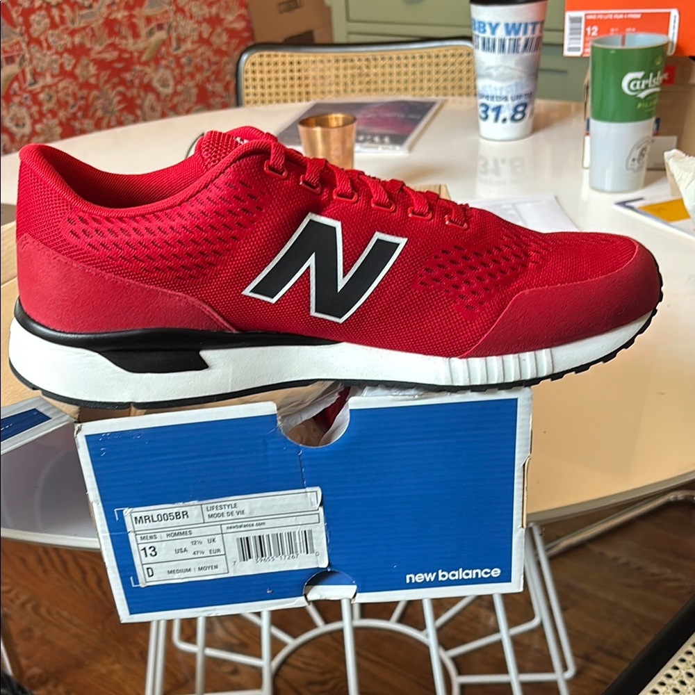New Balance Men's Red Lifestyle Shoes